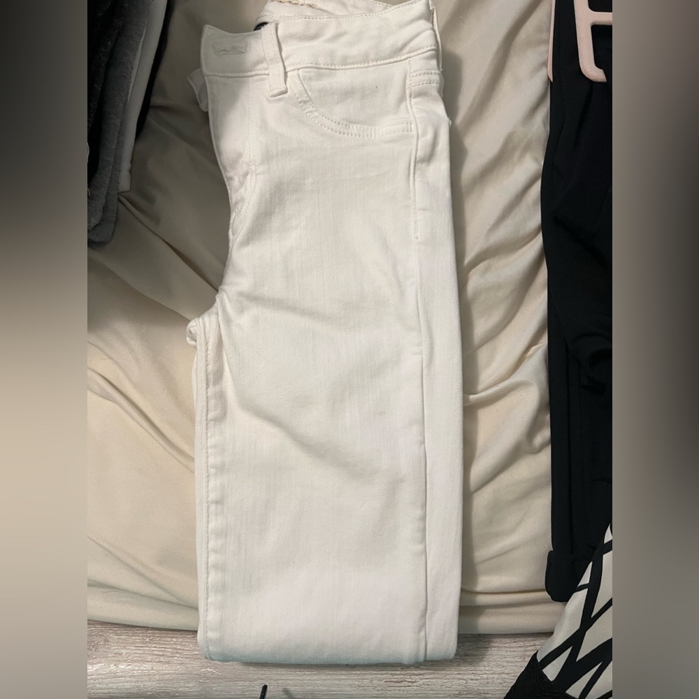 White American Eagle High Rise Jeggings - Size 0 Regular